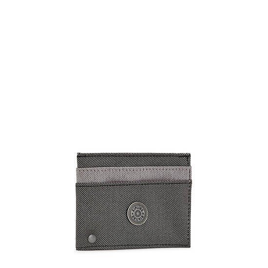 Kipling Jonas Card Case Tassen Grijs Zwart | België 1072KO